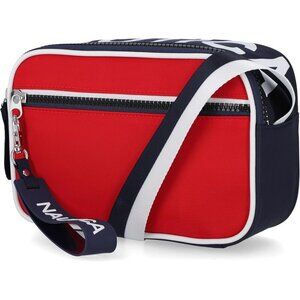 women's Bilateral Red High Seas Camera Crossbody Imported zipper pocket